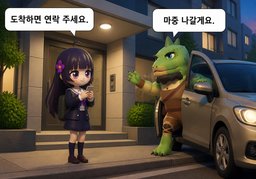 마중 나갈게요.のイラスト