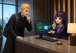 ~ 완료됐나요?のイラスト