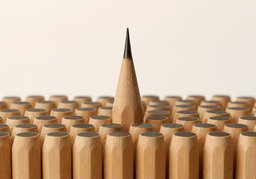 脱颖而出のイラスト