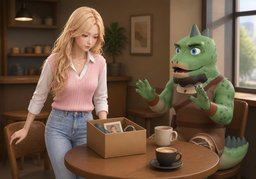 우리 헤어져요.のイラスト