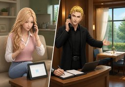 ~ 예약 가능할까요?のイラスト