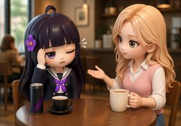 ~ 깜빡여요.のイラスト