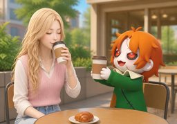 저는 ~ 좋아요.のイラスト