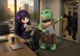 ~에 끝나요?のイラスト