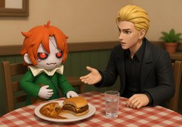 indigestiónのイラスト
