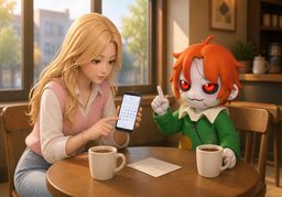 시간대는 ~로 할까요?のイラスト