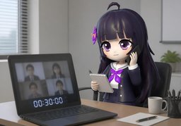 ~ 통화 가능할까요?のイラスト
