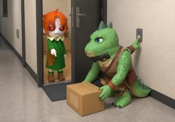 ~으로 부탁해요.のイラスト