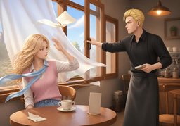 창문 ~ 닫아 주세요.のイラスト