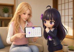 ~ 무슨 요일이에요?のイラスト