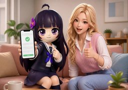 예약이 완료됐어요.のイラスト