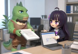 ~ 도와주실 수 있어요?のイラスト