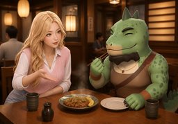맛있었어요.のイラスト