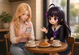 다음에 같이 가요.のイラスト