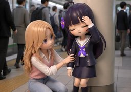어지러우세요?のイラスト