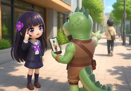 ~ 아세요?のイラスト