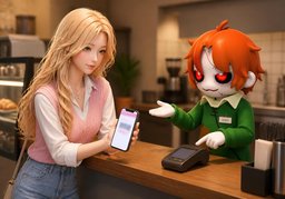 ~쿠폰 적용해 주세요.のイラスト