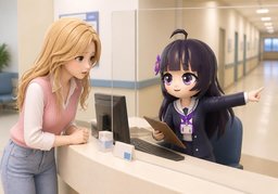몇 호예요?のイラスト