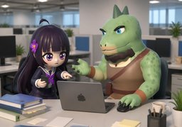 부탁드립니다.のイラスト
