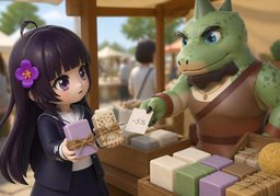 ~ 여러 개 사면 할인돼요?のイラスト