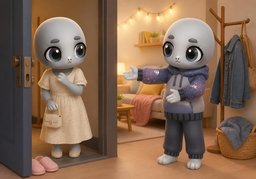 ~ 달라도 돼요?のイラスト