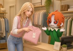 ~만큼 깎아 주세요.のイラスト