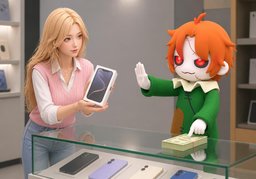 ~개월 할부 돼요?のイラスト