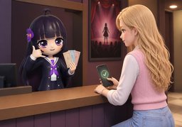 ~ 준비되면 연락 주세요.のイラスト