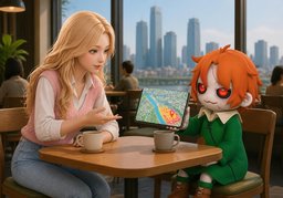 ~ 어디에 살아요?のイラスト