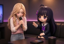 ~ 부끄러워요.のイラスト