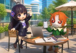 요즘 바빠요?のイラスト