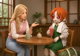 요즘 뭐 해요?のイラスト