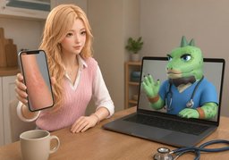 ~으로 사전 진단 가능할까요?のイラスト