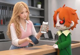 수리 전에 ~ 찍어 두셨어요?のイラスト