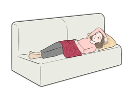 午睡のイラスト