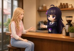~ 주실 수 있나요?のイラスト