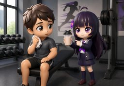 ~전후에 먹어야 해요?のイラスト