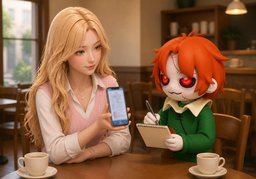 ~ 이메일로 받을 수 있어요?のイラスト