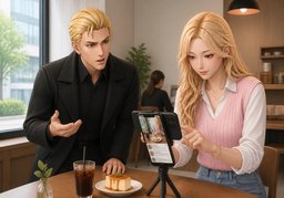 무슨 용도로 찍어요?のイラスト