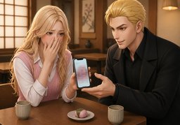 맘대로 찍어서 죄송해요.のイラスト