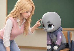 ~ 숙여 주세요.のイラスト