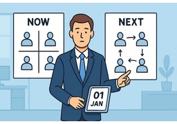 reorganizaciónのイラスト