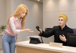 제가 대신 ~해도 될까요?のイラスト