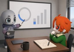 실현 가능성은 ~예요.のイラスト
