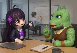 한마디로 ~예요.のイラスト