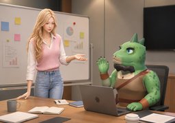 회의록을 ~해 주세요.のイラスト