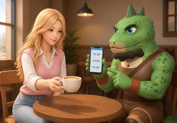 ~ 같이 드실래요?のイラスト