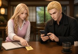 ~ 보류해 주세요.のイラスト