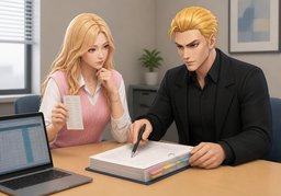 ~ 어느 회계 연도에 반영되나요?のイラスト