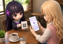 홈페이지는 ~입니다.のイラスト